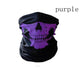 Universal Motorycle Bicycle Ski Skull Half Face Mask Ghost Scarf Multi Use Neck Warmer COD Winter Halloween Face shield