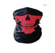 Universal Motorycle Bicycle Ski Skull Half Face Mask Ghost Scarf Multi Use Neck Warmer COD Winter Halloween Face shield