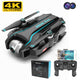 WIFI Drone 4K HD with Adjustable Wide Angle Camera FPV Real Time Aerial Video Foldable Quadrocopter Gesture Photo RC Dron Toys