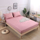 Washed Cotton Striped Printing Sheet Mattress Cover With Elastic Band Simple Comfortable Bedding Linens Home Textile