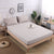 Washed Cotton Striped Printing Sheet Mattress Cover With Elastic Band Simple Comfortable Bedding Linens Home Textile