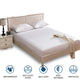 Waterproof Mattress Protector Queen Mattress Cover Twin Breathable Hypoallergenic Smooth Fabric Fitted Sheet with Elastic Band