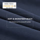 Waterproof Pillow Cases 50x70 Microfiber Beach Sweat Proof Pillow Cover Bed Bug Breathable 2pc