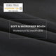 Waterproof Pillow Cases 50x70 Microfiber Beach Sweat Proof Pillow Cover Bed Bug Breathable 2pc