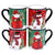 Winter's Plaid 4 Piece Mug Set