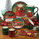 Winter's Plaid 4 Piece Mug Set