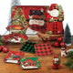 Winter's Plaid 4 Piece Mug Set