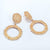 X&P 2019 Hot Geometric Earrings Metal Drop Earrings For Women Vintage Statement Gold Big Hanging Dangle Earring Brincos Jewelry