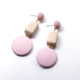 X&P 2019 New Fashion Earrings Wooden Drop Earrings For Women Statement Geometric anging Dangle Earring Brincos Vintage Jewelry