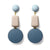 X&P 2019 New Fashion Earrings Wooden Drop Earrings For Women Statement Geometric anging Dangle Earring Brincos Vintage Jewelry