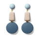 X&P 2019 New Fashion Earrings Wooden Drop Earrings For Women Statement Geometric anging Dangle Earring Brincos Vintage Jewelry