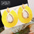 X&P Fashion Bohemian Big Tassel Earrings Statement Large Gold Handmade Brincos Drop Dangle Tassel Earring for Women Za Jewelry