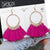 X&P Fashion Bohemian Big Tassel Earrings Statement Large Gold Handmade Brincos Drop Dangle Tassel Earring for Women Za Jewelry