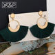 X&P Fashion Bohemian Big Tassel Earrings Statement Large Gold Handmade Brincos Drop Dangle Tassel Earring for Women Za Jewelry