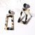 X&P New Geometric Acrylic Drop Earrings for Women Fashion Long Leopard Earrings Jewelry Statement Camouflage Design Earring 2019