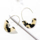 X&P New Geometric Acrylic Drop Earrings for Women Fashion Long Leopard Earrings Jewelry Statement Camouflage Design Earring 2019