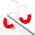 X&P New Geometric Acrylic Drop Earrings for Women Fashion Long Leopard Earrings Jewelry Statement Camouflage Design Earring 2019