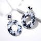 X&P New Geometric Acrylic Drop Earrings for Women Fashion Long Leopard Earrings Jewelry Statement Camouflage Design Earring 2019