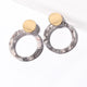 X&P New Geometric Acrylic Drop Earrings for Women Fashion Long Leopard Earrings Jewelry Statement Camouflage Design Earring 2019