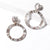 X&P New Geometric Acrylic Drop Earrings for Women Fashion Long Leopard Earrings Jewelry Statement Camouflage Design Earring 2019
