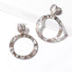 X&P New Geometric Acrylic Drop Earrings for Women Fashion Long Leopard Earrings Jewelry Statement Camouflage Design Earring 2019