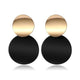 X&P New Statement Drop Earrings For Women Fashion Gold Earrings Acrylic Geometric Earring 2019 Double Eleven Brincos Jewelry
