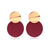 X&P New Statement Drop Earrings For Women Fashion Gold Earrings Acrylic Geometric Earring 2019 Double Eleven Brincos Jewelry