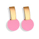 X&P New Statement Drop Earrings For Women Fashion Gold Earrings Acrylic Geometric Earring 2019 Double Eleven Brincos Jewelry