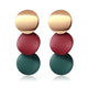 X&P New Statement Drop Earrings For Women Fashion Gold Earrings Acrylic Geometric Earring 2019 Double Eleven Brincos Jewelry