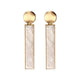X&P New Statement Drop Earrings For Women Fashion Gold Earrings Acrylic Geometric Earring 2019 Double Eleven Brincos Jewelry