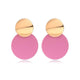 X&P New Statement Drop Earrings For Women Fashion Gold Earrings Acrylic Geometric Earring 2019 Double Eleven Brincos Jewelry