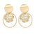 X&P New Statement Drop Earrings For Women Fashion Gold Earrings Acrylic Geometric Earring 2019 Double Eleven Brincos Jewelry