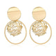 X&P New Statement Drop Earrings For Women Fashion Gold Earrings Acrylic Geometric Earring 2019 Double Eleven Brincos Jewelry