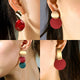 X&P New Statement Drop Earrings For Women Fashion Gold Earrings Acrylic Geometric Earring 2019 Double Eleven Brincos Jewelry