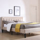 Modern Sleep Mornington Upholstered Platform Bed, Multiple Sizes