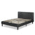 Zinus Jade Faux Leather Upholstered Platform Bed with Wooden Slats, Multiple Sizes