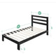 Zinus Arnav Modern Studio 10" Black Metal Platform Bed with Headboard, Multiple Sizes