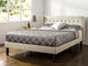 Zinus Athena Upholstered Button Tufted Wingback Platform Bed, Multiple Sizes
