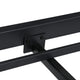 GranRest 18" Metal Slat Platform Bed, Queen