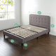 Zinus Melodey Upholstered Curved Platform Bed, Multiple Sizes