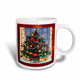3dRose Old Fashion Christmas Tree, Ceramic Mug, 11-ounce