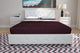 Dakota Upholstered Faux Leather Platform Bed with Wooden Slat Support and Tufted Headboard and Footboard, White - Queen