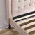 Modern Sleep Mornington Upholstered Platform Bed, Multiple Sizes