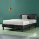 Zinus Jade Faux Leather Upholstered Platform Bed with Wooden Slats, Multiple Sizes