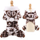 pawstrip XS-2XL Soft Fleece Dog Jumpsuit Winter Dog Clothes Small Puppy Coat Pet Outfits Warm Dog Hoodie Clothing For Yorkie