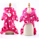 pawstrip XS-2XL Soft Fleece Dog Jumpsuit Winter Dog Clothes Small Puppy Coat Pet Outfits Warm Dog Hoodie Clothing For Yorkie